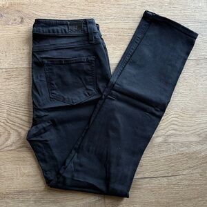 PAIGE Jet Black Skinny Jeans